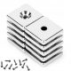 NEODYM-MAGNET FÜR SCHRAUBE 14x14x3 mm STARK - 10 STK