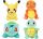  POKéMON-MASKOTTCHEN-SET PIKACHU PLÜSCH