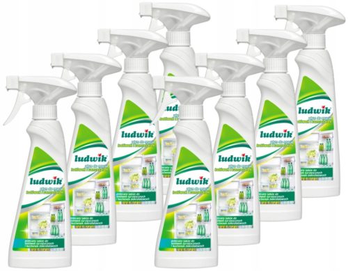  Set mit 8x Ludwik Kühl- und Gefrierschrank-Reinigungsflüssigkeit 0,25l