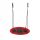 Timeless Tools Hängeschaukel in Kreisform 90 cm – rot, ohne Zelt