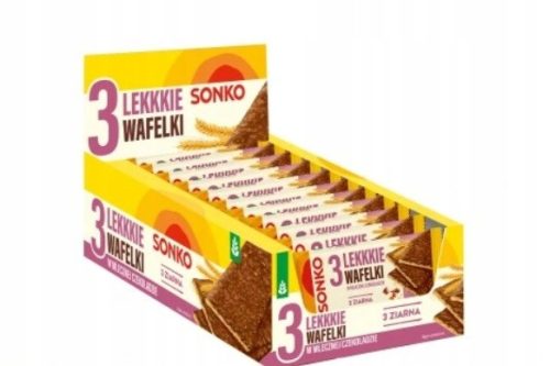 SONKO 11x 36g Dreikorn-Waffeln in Milchschokolade