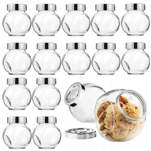  16 x GLAS, GEWÜRZGLAS, KRÄUTERBEHÄLTER, GLAS-SET 175 ml