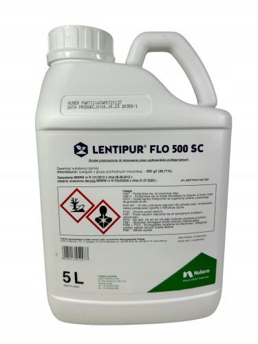 Lentipur Flo 500 SC 5L - Hochwirksames Unkrautbekämpfungsmittel für Getreide