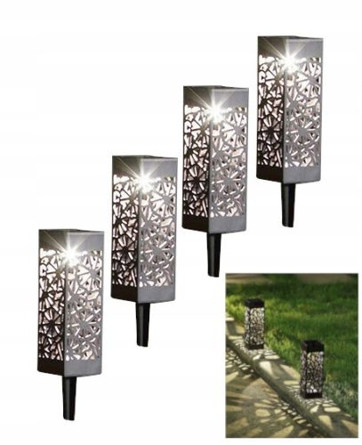  LaCarte Solarlampe, schwarz, 28,5 cm, 1 Stk.