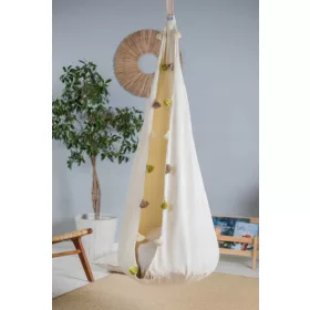 SWING COCOON CREME FRINGE Durchm. 70 cm