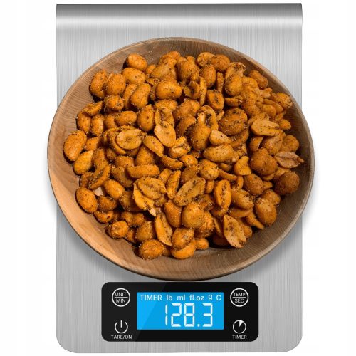  Küchenwaage LTC WG116 PRÄZISIONSKÜCHENWAAGE silber/grau 5 kg