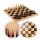  SPIEL 3in1 SCHACH KONTROL HINTERGRUND (NARDS) GROSSES HOLZSET 34x34 cm