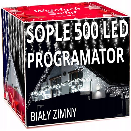  SOPLE 500 LED BLITZ-WEIHNACHTSLICHTER WEIHNACHTSBELEUCHTUNGSGARLAND XXL