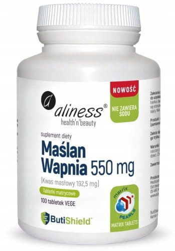Calciumbutyrat 550 mg (natriumfrei) 100 Matrix-Tabletten - Aliness