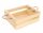  Dekokiste aus Holz mit Griff 30x20x16 cm, Aufbewahrungsbox