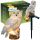  Eddcom eingebettete Solarlampe, weiß, 45 cm, 1 Stk.