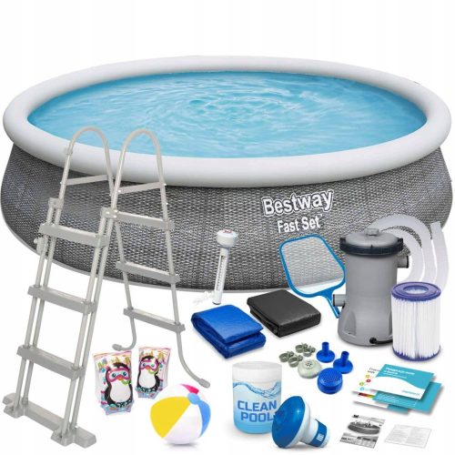 Bestway 1 runder Erweiterungspool, 457 x 1 cm