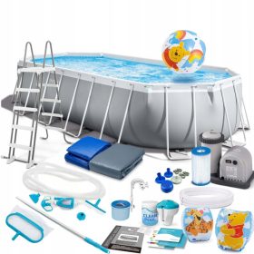 Rahmengartenpool 610 x 305 x 122 cm Set 21 in 1 INTEX 26798