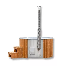   Runder Garten-Whirlpool mit integrierter Heizung (vom Hersteller)