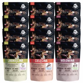    PET REPUBLIC Nassfutter für Hunde, Geschmacksmischung, 12 x 500 g