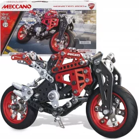  Meccano Elite Motorrad Ducati Fahrzeugbausatz 292-tlg.