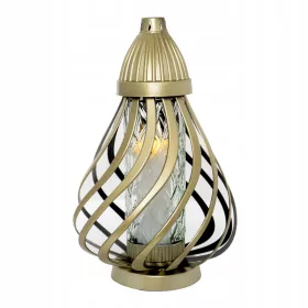  GEBOGENE, GEBOGENE GOLDENE ZENTRALE GRITCH, 36 CM