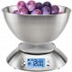  LTC WG117 Küchenwaage PRÄZISIONSKÜCHENWAAGE MIT SCHÜSSEL Silber/Grau 5 kg
