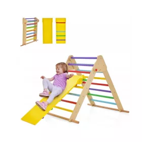  Kletterdreieck aus Holz für Spielplätze 4 in 1