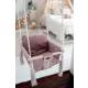  Rosa Holzschaukel für Kinder Fransen SAMT Teddybär Home&Baby