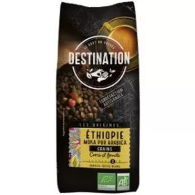    Arabica-Kaffeebohnen 100 % Etiopia, lebenslang fair 500 g – Destination (BIO