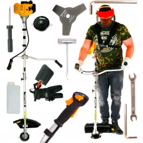    Riwall Benzin-Freischneider 185 cm 6,8 kg 5000 W 2 PS + Riwall Bedienungsanleitung