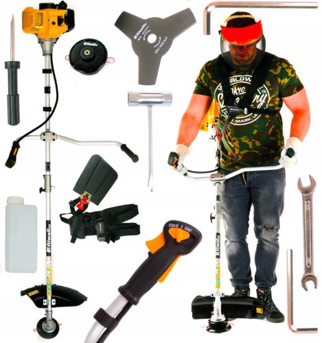  Riwall Benzin-Freischneider 185 cm 6,8 kg 5000 W 2 PS + Riwall Bedienungsanleitung