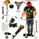  Riwall Benzin-Freischneider 185 cm 6,8 kg 5000 W 2 PS + Riwall Bedienungsanleitung