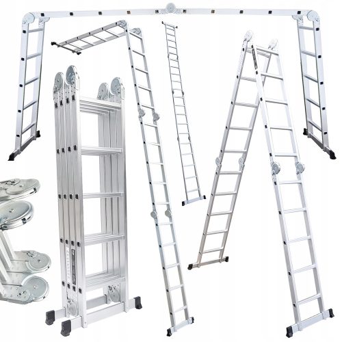Ondragon-Leiter 6,7 m Aluminium
