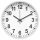  Modern20 Wanduhr weiß, schwarz, Brauntöne, 26 cm