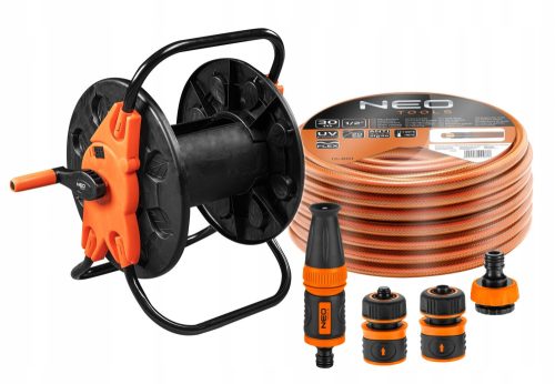  Neo Tools Gartenschlauch mit 30-m-Rolle