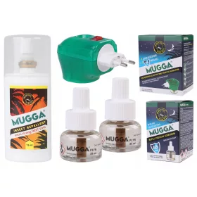    KPL MUGGA Electro + Kartusche + Kartusche 35 ml + DEET 50 Spray