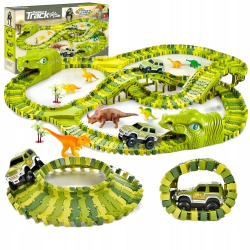  Dinosaurier M-IMP Rennstrecke 240 Elemente