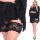  BREITE SPITZE Selbsttragende Strümpfe 20 den mit ELASTAN PLUS SIZE Fenome