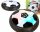 FLIEGENDER HOVERBALL HUMMERBALL LEVITIERENDER LED-FUSSBALL LEUCHTEND