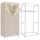  Gockowiak Kleiderschrank GARD VITTO GAJA BEIGE 75 x 160 x 50 cm Beigetöne
