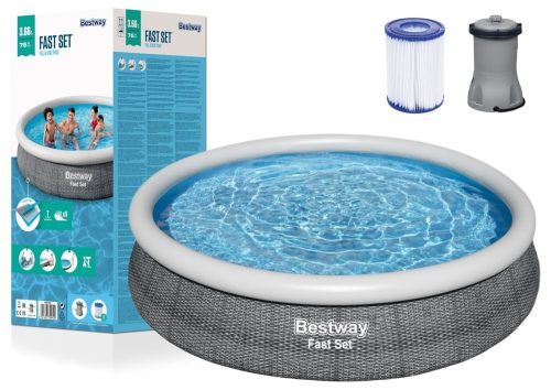Bestway runder Erweiterungspool 366 x 31 cm