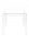  King Home GHOST quadratischer Couchtisch 42 x 42 x 41 cm transparent