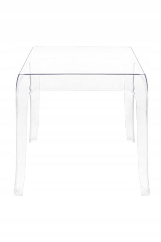  King Home GHOST quadratischer Couchtisch 42 x 42 x 41 cm transparent