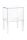  King Home Vision rechteckiger Tisch 34 x 40 x 57 cm