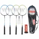 Schlägerset mit Federball WISH Racket Badmintonschläger
