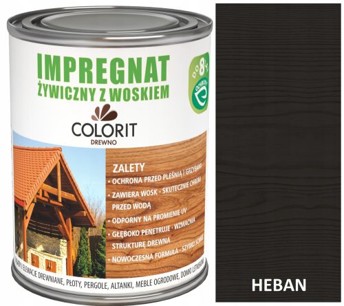 COLORIT HARZ IMPRÄGNIEREN MIT WACHS 5L EBONY