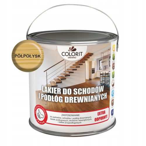 Holzboden-Treppenlack 2,5 l – seidenmatt