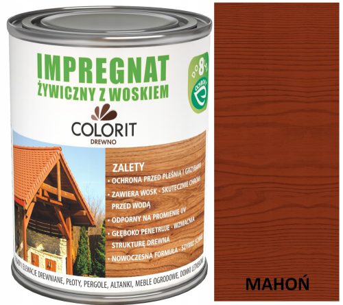 COLORIT Harzimprägnierung mit Wachs MAHAGONI 5L