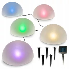  Martom Solarlampe, weiß, 20 cm, 5 Stk.