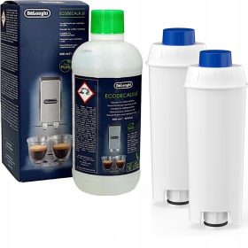    Delonghi Ecodecalk DLSC500 Entkalker 500 ml + 2× Wessper AquaLunga WES039 Filtereinsatz 1 Stk.