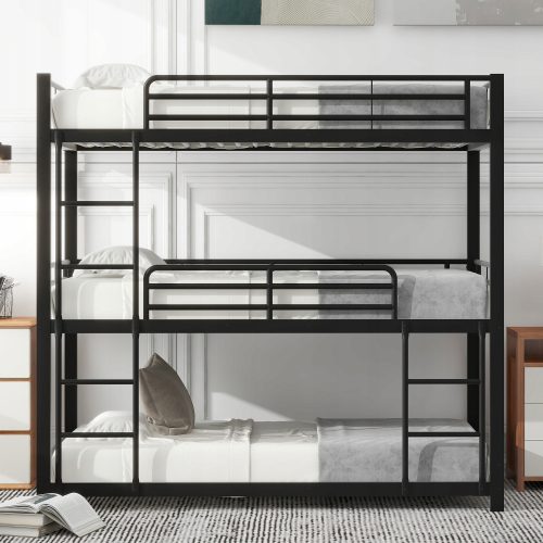  Arhatreya modernes Etagenbett 90 x 200 cm schwarz