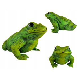    Gartenfigur, dekorativer Frosch und Kröte, 19x33x22cm, polnische Produktion