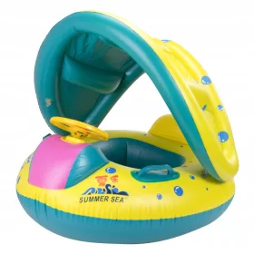 Aufblasbare Matratze mit Dach, 65x73cm