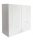 Hängender Badezimmerschrank Amos, weiß, glänzend, 80x60x23,6 cm